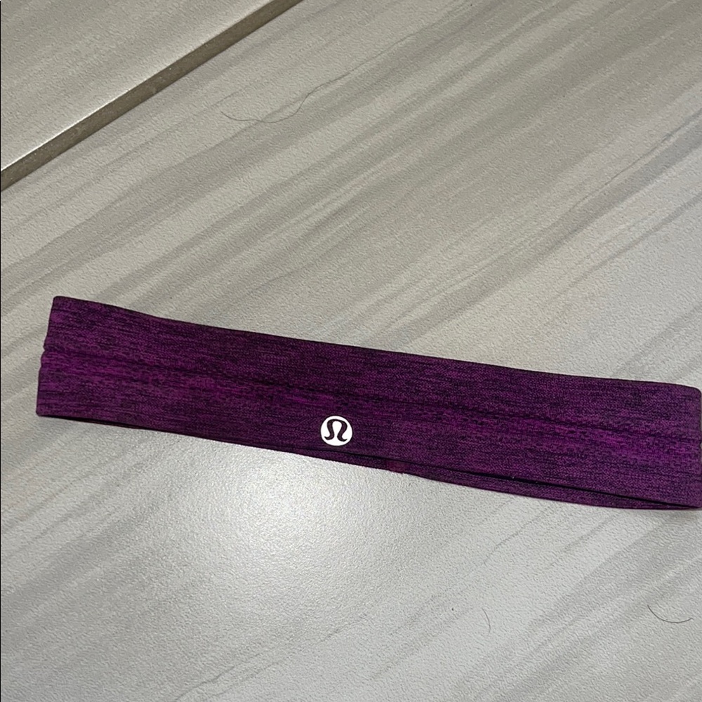lululemon athletica Purple Ribbed Hairband